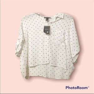 Forever 21 crop blouse